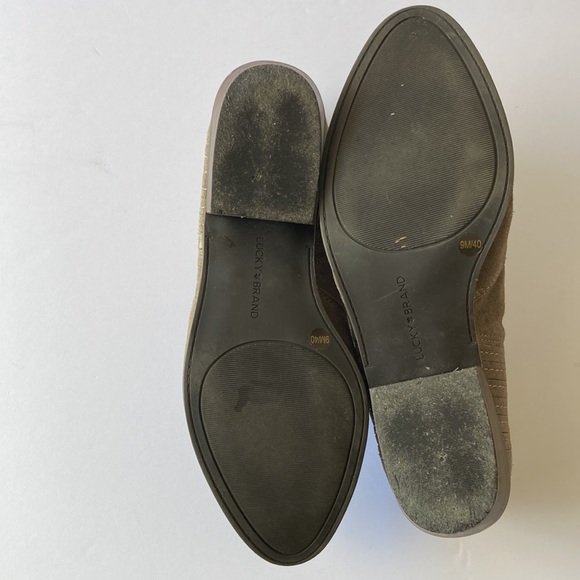 GUC LUCKY 🍀 BRAND Booties Folley Suede Bootie Women’s Size 9M Western Bo… - Picture 7 of 10